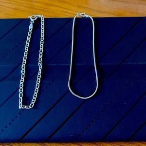2 Sterling Silver bracelets